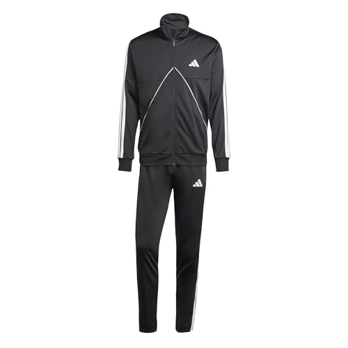adidas Men's SPORTSWEAR TRICOT TIRO INSPPIRED TRACKSUIT, black, L