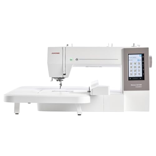 Janome MC 550E LIMITED EDITION Stickmaschine mit 4 Stickrahmen, 360 x 200 mm Stickfläche inklusive Artistic Digitizer Junior Software
