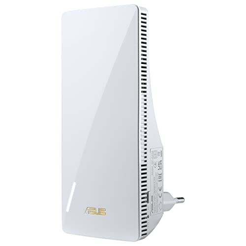 ASUS RP-AX58 AX3000 Dualband WiFi 6 Range Extender/AiMesh Extender (160 MHz Bandbreite auf 5GHz Kanälen, Einrichtung per App, große Kompatibilität)