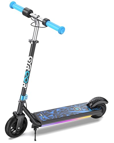 Gyroor H30 Max E-Scooter für Kinder: 150W Motor, verstellbare Geschwindigkeit & Lenker, Doppelbremssystem - Sicherer Fahrspaß für 6-12 Jährige