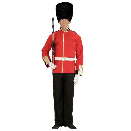 W WIDMANN MILANO Party Fashion - Königsgarde Uniform Herren, Kostüm mit Hut, Jacke, Hose und Gürtel für Karneval