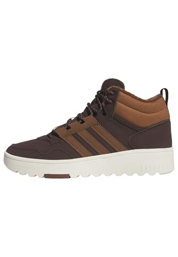 adidas Unisex Hoops 4.0 MID Shoes, Shadow Brown/Supplier Colour/Off White, 41 1/3 EU