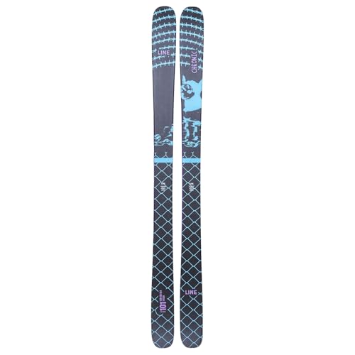 LINE Unisex Chronic 101 Skier | Strapazierfähige, leichte, vielseitige All-Mountain-Freestyle-Ski | Nachhaltige Wintersportausrüstung mit symmetrischem Flex, dünner Spitze und dick geschnittenen