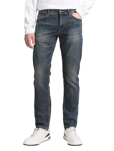 TOM TAILOR Herren Marvin Straight Jeans, 10281 - Mid Stone Wash Denim, 34/34