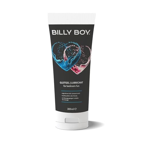 Billy Boy Gleitgel Wasserbasiert mit Fruchtigen Duft, Black, 200 ml (1er Pack)