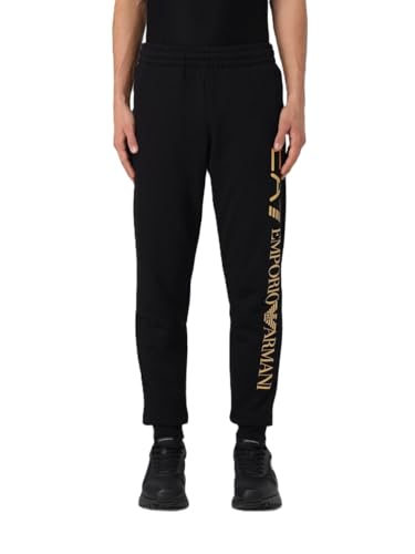 Emporio Armani EA7 8NPPB5-PJ05Z-1205 Jogging & Sportbekleidung Herren Schwarz/Gold - M - Jogginghosen
