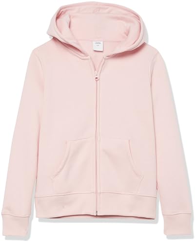 Amazon Essentials Mädchen Fleece-Kapuzenpullover mit Reißverschluss, Hell Mauve, 9 Jahre