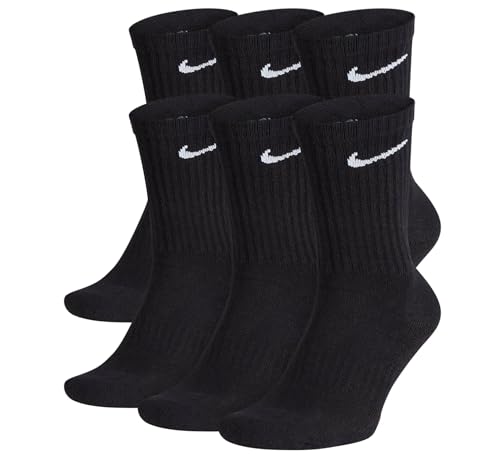 NIKE 6 Paar Everyday Cushioned Crew Socken SX7664-010/L