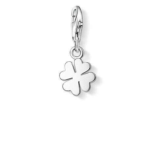 THOMAS SABO Damen Charm-Anhänger Kleeblatt Charm Club 925 Sterling Silber 0050-001-12