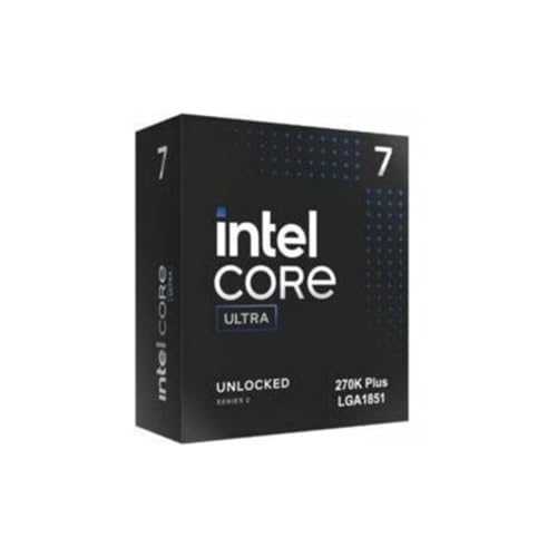 Intel Ultra 7 Processor 270K Plus 24 cores (8 P + 16 E) up to 5.5 GHz