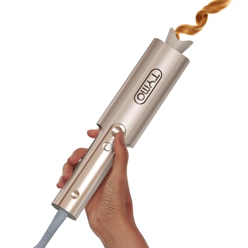 Lockenstab Automatisch - Lockenstab Große Locken 25mm Beach Waves Lockenwickler für Lange Haare TYMO Curlpro Plus Anti-Verbrennungs Hair Curler Automatischer Lockenstäbe Schnelle Erhitzung, Gold