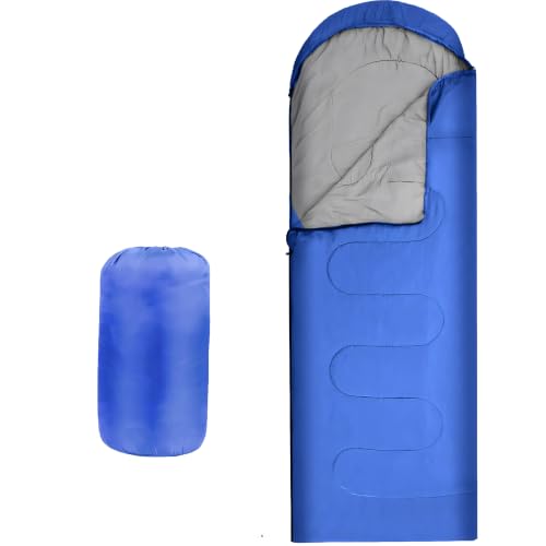 Retoo Schlafsack für Erwachsene - Warmer und ultraleichter Umschlag-Kompaktschlafsack, wasserdichter Outdoor-Deckenschlafsack für Camping, Wandern und Rucksackreisen