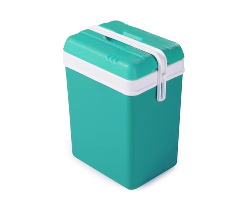 Ondis24 Kühlbox Promotion Blau/Grün Kühltasche für Camping und Picknick aus Kunststoff (15 Liter)