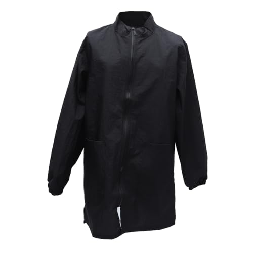 Supvox Arbeitsschürze für Tierkosmetiker, Antistatisch, Nylon, Schwarz