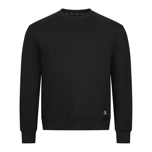 Höhenhorn Wallster Herren Sweatshirt mit Rundhals Schwarz Gr. S