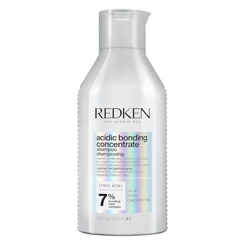 Redken Pflegendes Haarshampoo mit intensivem Schutz vor Farbverlust, Konzentrierte All-In-One Formel, Acidic Bonding Concentrate Shampoo, 1x 300ml