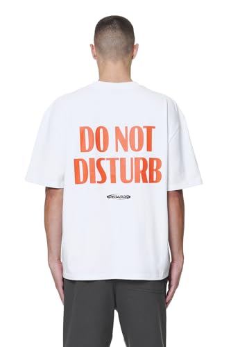 Pegador Herren T-Shirt Crail Oversized White (DE/NL/SE/PL, Alphanumerisch, S, Regular, Regular, Weiß)