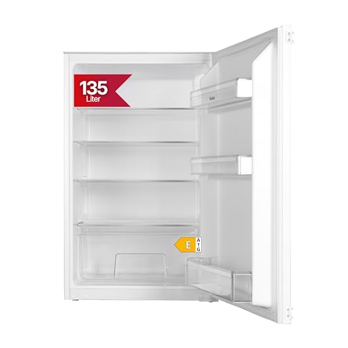 Amica EVKS 16172-1 Einbaukühlschrank 88 cm Nische Schlepptür Inverter Kompressor 135 L LED Beleuchtung Tür-Offen-Alarm