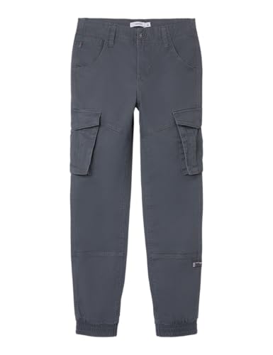 Name IT Jungen Nkmryan TWI Pant 2222-ba Noos Cargohose, Lava Smoke, 140 EU