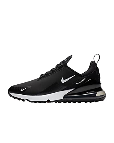 NIKE Herren Air Max 270g Golfschuh, Schwarz/Weiß, 43 EU