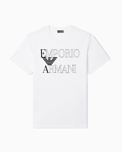 Herren Bold Logo Crew Neck T-Shirt Weiß XL