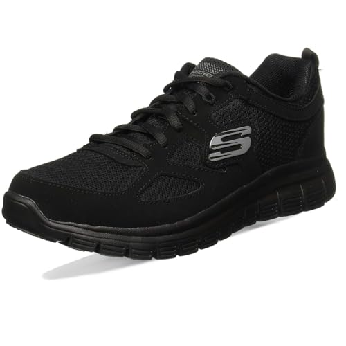 Skechers Burns- Agoura Herren Turnschuhe, Black, 42 EU