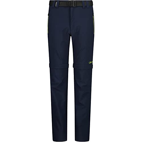 CMP - Stretch-Zip-off-Hose für Kinder, B. Blau-Limettengrün, 128