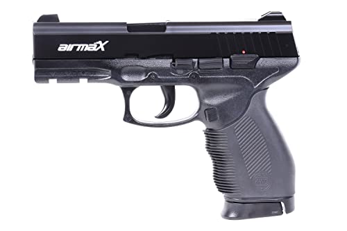 airmaX Taurus PT24/7 Softair Pistole Kaliber 6mm BB Federdruck Airsoft freie Waffe ab 14 Jahre Energie <0,5 Joule starke Luftpistole Air Soft schießen Gun Erbsenpistole Softairwaffe Visierung