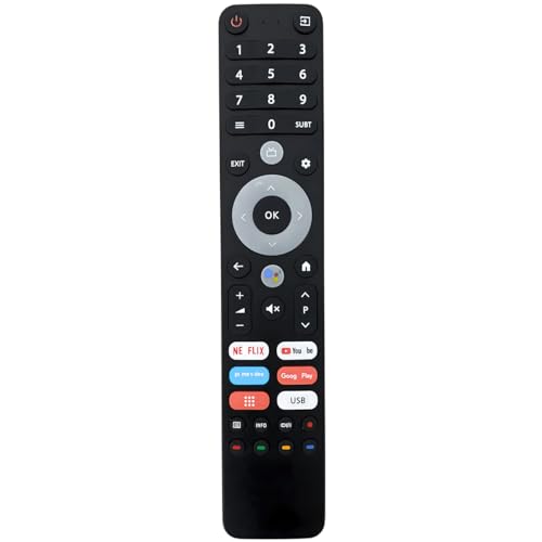 Infrarot Ersatz Fernbedienung für Blaupunkt Chiq TV U43QM8E U85F8TG U98F8TG CH230419B1 L40QG7V L40G7V L40 H7G U3H7C U50QM8G U55QM8E U55QM8G U75QF8G TG U85 QF8TG U98QF8TG KALED43U94TA KALED50U94TA