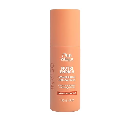 Wella Professionals Invigo Nutri Enrich Wonder Balm – Anti Frizz Curl Cream mit Vitamin E für lebendige Locken – Leave In Conditioner Curly Hair – 150 ml