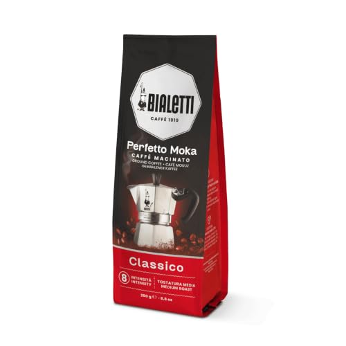 Bialetti Perfetto Moka Classico Gemahlener Kaffee, 250 g