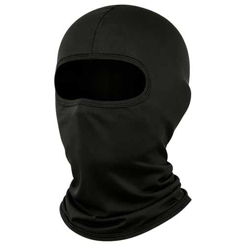LONGKING Sturmhaube,Skimaske,Balaclava für Damen und Herren–UV-Schutz,Winddicht Warm,Motorradfahren,Snowboarden für Radfahren Outdoor Sports,Schwarz