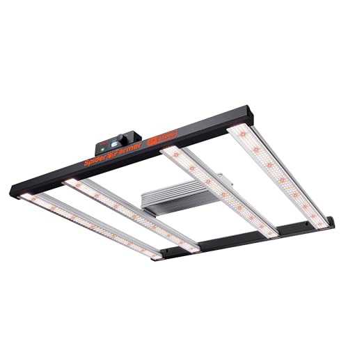 Spider Farmer Cost-Effective G3000 LED Grow Lampe 300W, Smarte APP Steuerung, Bridgelux Dioden LED Pflanzenlampe Vollspektrum Grow Light Dimmbar Wachstumslampe für Gemüse Blume 90x90CM