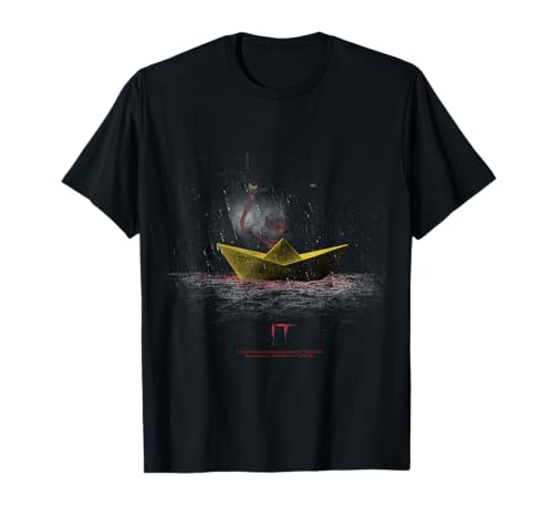 It Movie 2025 Pennywise Rätselhaftes Papierboot T-Shirt