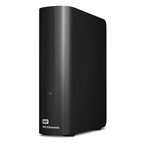 WD Elements Desktop-Speicher 20 TB (Desktop-Speicher USB 3.0-kompatibel, Zusatzspeicher für Fotos, Musik, Videos und alle anderen Dateien, stoßfest) Schwarz