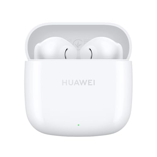 HUAWEI FreeBuds SE 2 Kabellos Kopfhörer, Bis zu 40 Stunden Akkulaufzeit, Leicht und komfortabel, Ausgewogener Klang, Wasserdichtigkeit, Deutsche Version, keramisch weiß