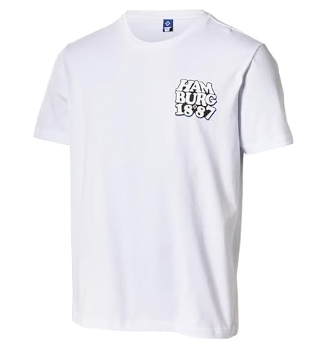 Hamburg SV HSV T-Shirt Shirt ** Henk ** (DE/NL/SE/PL, Alphanumerisch, XL, Regular, Regular, Weiß)