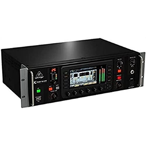 Behringer X32 RACK Digitaler Rack-Mixer mit 40 Eingängen und 25 Bussen, 16 programmierbaren Midas-Vorverstärkern, USB-Audio-Interface und iPad/iPhone*-Fernbedienung
