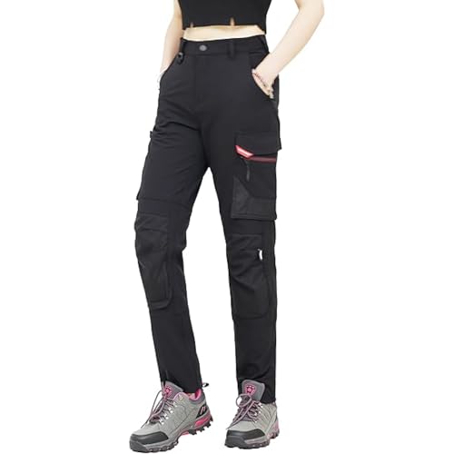WORK IDEA Damen Slim-Fit Stretch Arbeitshose: Kritische Stoffbereiche aus Cordura – strapazierfähige Eleganz für höchste Ansprüche.