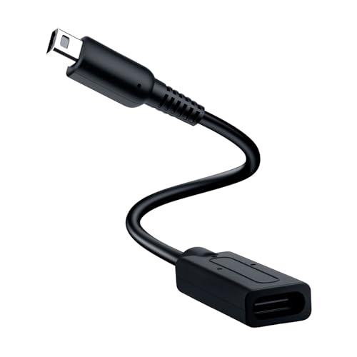 Mcbazel Typ C Buchse auf Ladekabel Adapterkabel für Nintendo DSi/3DS/2DS inkl. New Modelle & XL Versionen