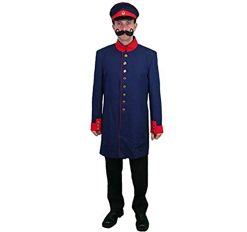 Krause & Sohn Uniformjacke Preußen dunkelblau Gr. 52-58 Kurzmantel Militär Historische Uniform (50)