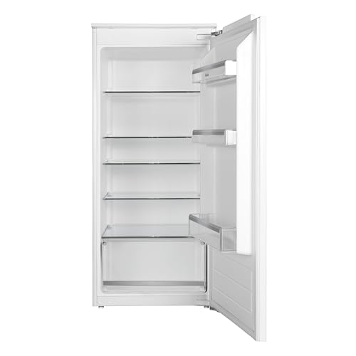 Amica Einbau‑Vollraum‑Kühlschrank Schlepptür‑Technik 1220 mm Nische elektronische Steuerung Inverter‑Motor LED‑Beleuchtung 54 x 122,1 x 54 cm – Einbaukuehlschrank