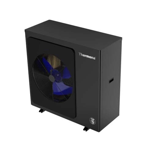 Thermona R290 Luft-Wasser Wärmepumpe 10 kW – 380 V - Heizen, Kühlen & Warmwasser, A+++ Effizienz, DC-Inverter, leise ≤47 dB, WiFi, -25 bis +43 °C, Vorlauf bis 75 °C