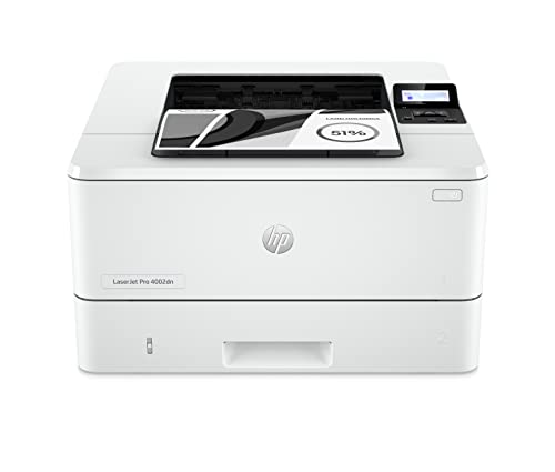 HP LaserJet Pro 4002dn Laserdrucker, Automatischer beidseitiger Druck, Hohe Druckgeschwindigkeit, Hi-Speed USB, Ethernet, HP Smart App, HP Wolf Pro Security