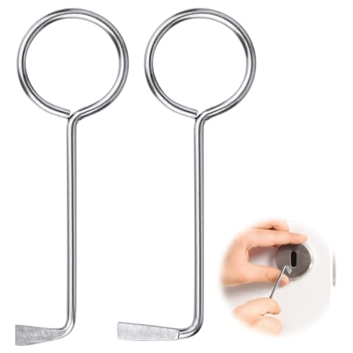 Flintronic 2 Stück Profi Dietrich Set, Bunbartschlüssel Universal, Universalschlüssel für Zimmertüren, Schlüsseldienst Türöffner Schlüssel für Bunt-Bart-Schloss Öffner,Professionellen Schlüsseldienst