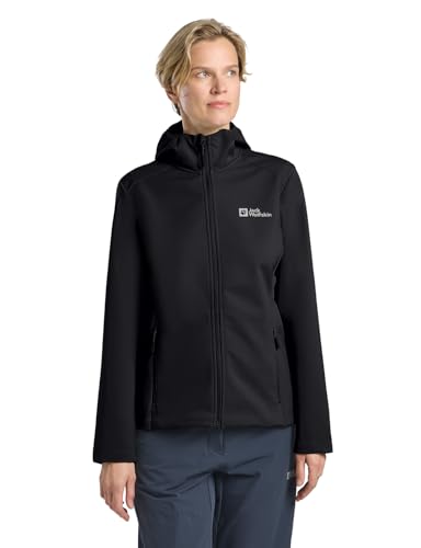 Jack Wolfskin Damen Bornberg Hoody W Softshelljacke, Schwarz, 3XL EU