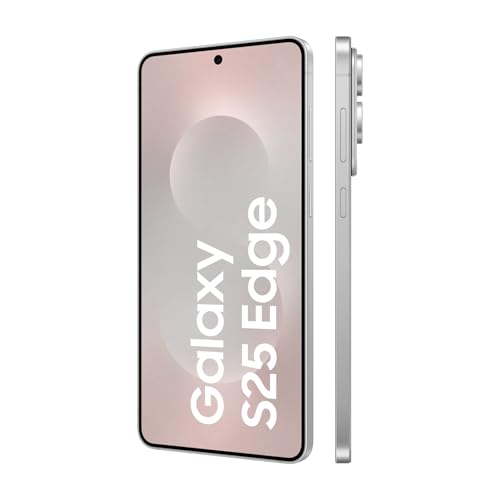 Samsung Galaxy S25 Edge AI Smartphone mit Galaxy AI, Ohne Vertrag, Handy mit Android, 12 GB RAM, 512 GB GB Speicher, 200-MP-Kamera, Titanium Silver, 3 Jahre Herstellergarantie [Exklusiv auf Amazon]