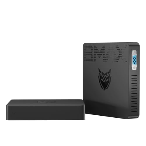 BMAX Mini PC W-11 Pro 8 GB LPDDR4 128 GB eMMC, W-11 Pro Gemini Lake N4000 (bis zu 2,6 GHz), Dual-Screen-Display, unterstützt 4K HDMI, 2,4 G/5 G WLAN, Bluetooth Mini Computer für Home Office & Business