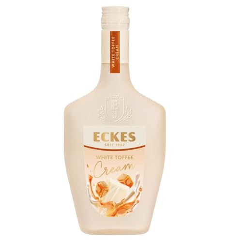 Eckes White Toffee Cream (1 x 0,5 l) - Limited Edition Creamlikör mit weißer Schokolade und Karamell, 15 % vol.