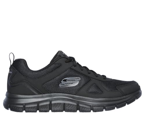Skechers Herren Track-Scloric 52631-BBK Sneaker, Schwarz (Black), 44 EU